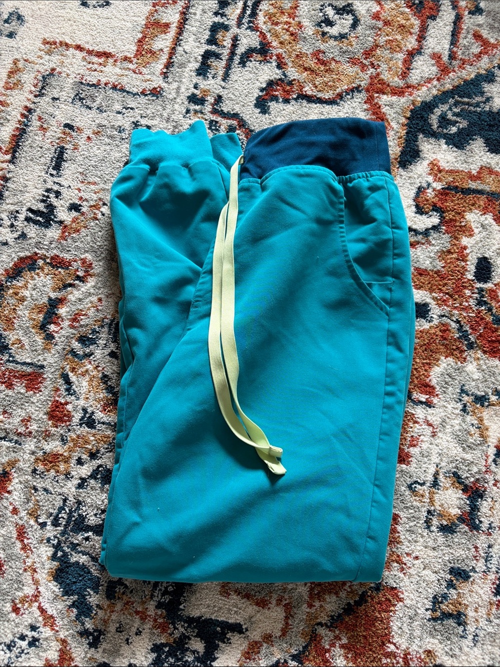 Teal FIGS Joggers